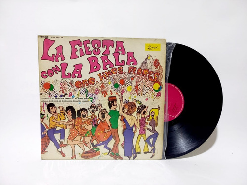 Disco Lp Orq Hnos Flores / La Fiesta Con La Bala