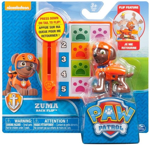 Paw Patrol Figura Articulada Salta Y Gira 360°