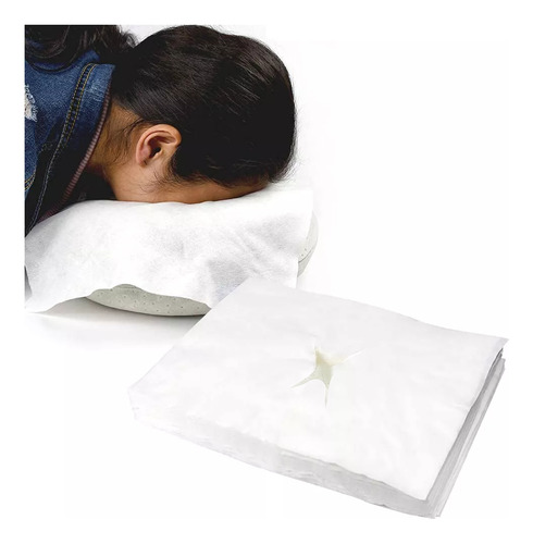 Q Toalla Cubre Spa Masaje Desechable Cara Agujero Cama 100x