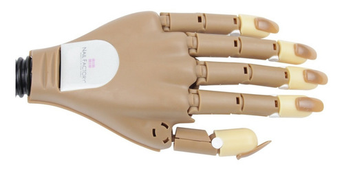 Mano Práctica Aplicación De Uñas Nail Factory Con 100 Tips