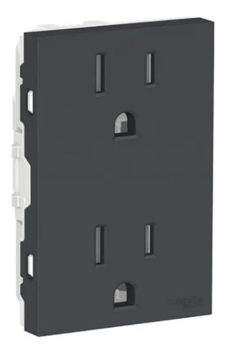 Imagen 1 de 1 de Toma De Corriente Dúplex 2p+t 15a 127 Vca. Grafito - S703220
