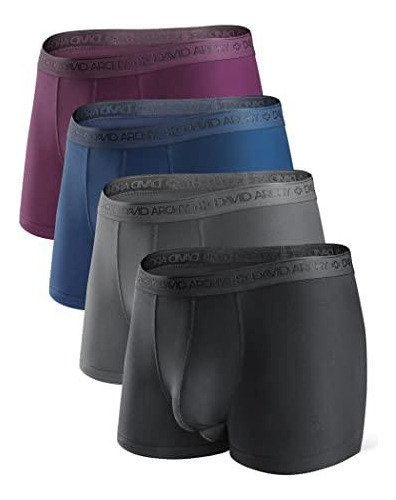 Set De 4 Calzoncillos Bóxer Talla Medium Para Hombre