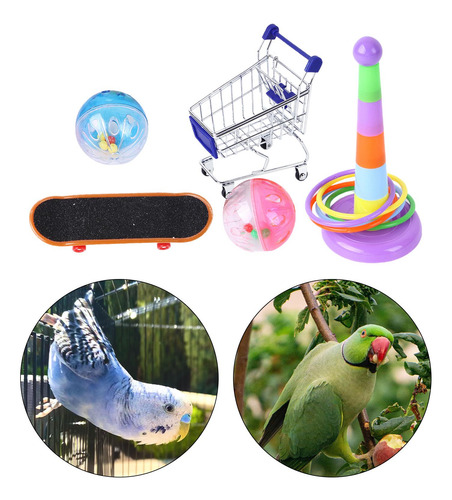 Pelotas De Juguete Para Entrenamiento De Pájaros, Juguetes