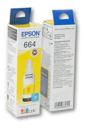 Tinta Epson Original L200 L210 L110 L350 L355 L375 L575 L120