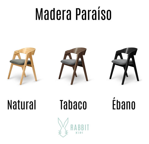 Silla Traful Paraíso Natural Tapizado En Lino Urbano Comedor