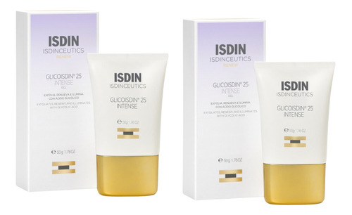 Combo X2 Isdin Glicoisdin 25% Intense Gel Antiedad 50 Ml