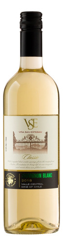 Vinho Chileno Branco Viña San Esteban Sauvignon Blanc Valle Central Garrafa 750ml