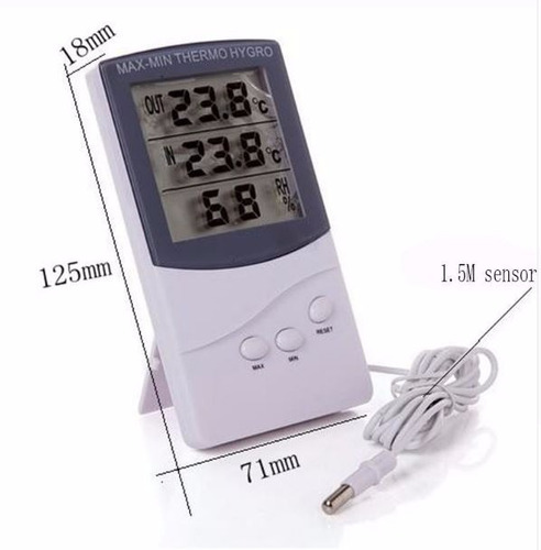 Termohigrómetro Con Sonda, Temperatura Y Humedad R Ktj