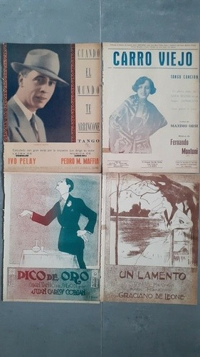 Imagen 2 de 3 de Antiguas Partituras. Lote De 10. Suprema Y Otras. 51923.