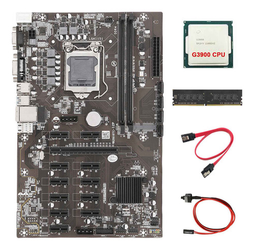 Placa Madre Minera B250 Btc, 12 Tarjetas Gráficas Pcie16x LG