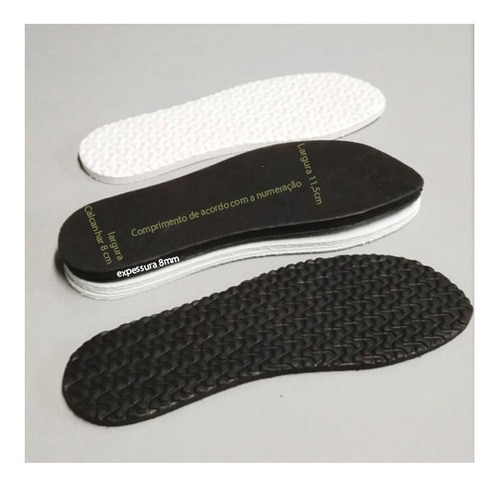 Kit Com 5 Pares De Sola Eva Larga Pantufa 