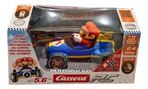 Carrito De Control Remoto Carrera Mario Kart Luigui