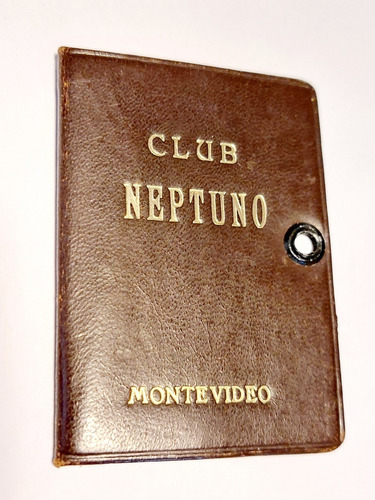 Antiguo Carnet Socio Club Neptuno 1961