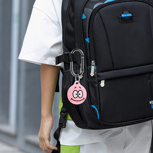 Imagen 6 de 6 de Oqplog Para Airtags Air Tag Case Silicona Cartoon Cute
