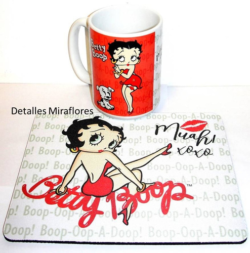 Taza 15 Onzas Más Mouse Pad Betty Boop