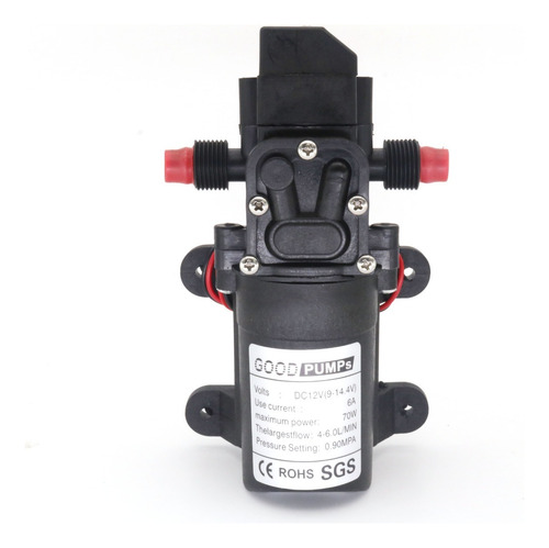 Bomba De Agua De Diafragma De Presión Para Jardín 12v 130psi
