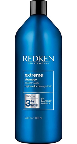 Shampoo Extreme 1000ml Reparador Para Cabello Dañado Redken