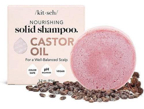 Kitsch Hair Growth Castor Oil Nourishing Shampoo Bar | Ecoló