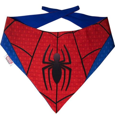 Imagem 5 de 6 de Bandana Cachorro Pets Marvel Homem Aranha Produto Oficial
