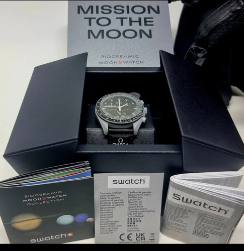 Relogio Mission Tothe Moon Swatch Omega