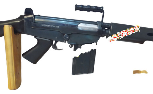 Fusil Fal Artesanal No Fogueo Solo Adorno Full Metal