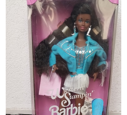 Barbie Christie Western Stamping Mattel 1993 (Usado)