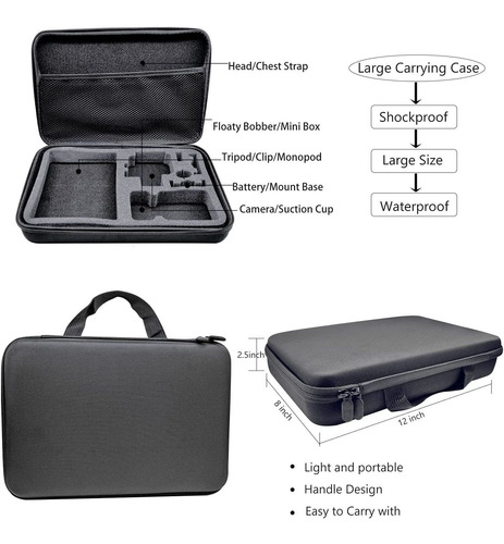 Imagen 6 de 7 de Bmuupy Accesorios Kit Para Gopro Hero 9 8 Max 7 6 5 4 Gop...