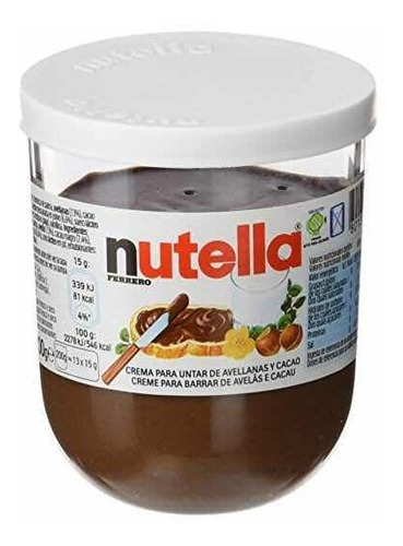 Dulce, Chocolate Italiano Importado Ferrero® Nutella 200g