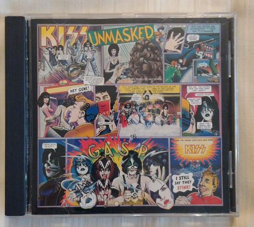 Kiss Unmasked Cd Primera Edicion Swirl Cd Aleman Impecable