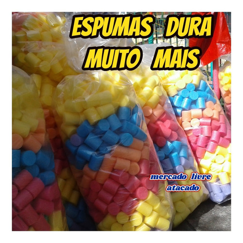 Imagem 1 de 10 de Espuma Para Kid Play Kit Com 1000 Espuminhas+brinde