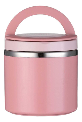 Lancheira Ao Ar Livre Caixa De , Utensílios De 1000ml Rosa