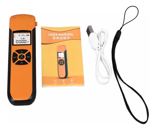 Medidor De Potencia De Fibra Óptica Recargable Por Usb