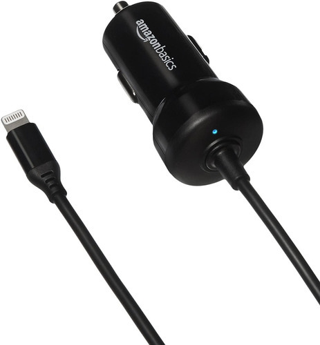 Cargador De Auto - Amazon 12w - Con Cable Lightning iPhone