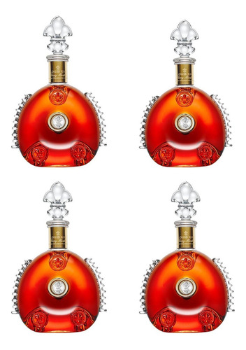 Pack De 4 Cognac Remy Martin Luis Xiii 1.5 L