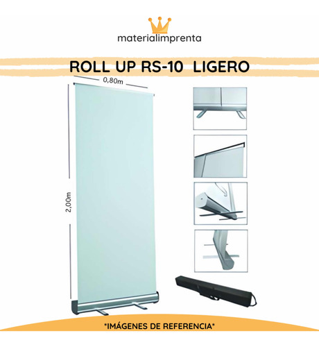 Porta Pendón Roll Up Ligero