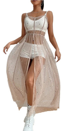 Trajes De Malla Transparente Sexy Slim Included