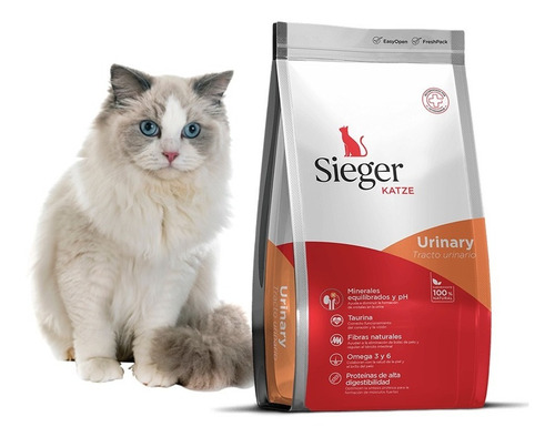 Alimento Sieger Gatos Adultos Urinary Katze X 1 Kg