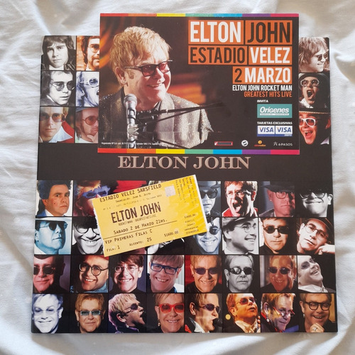 Elton John Programas Oficiales + Entrada