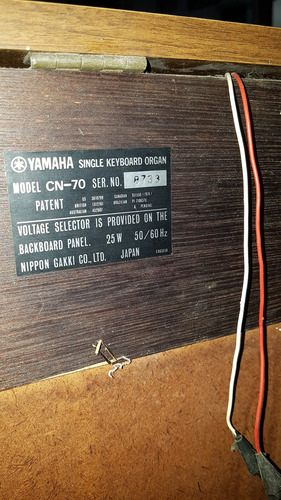 Órgano Yamaha Cn70 Funcioando Todo Muy Bien Con Parlantes (Usado)
