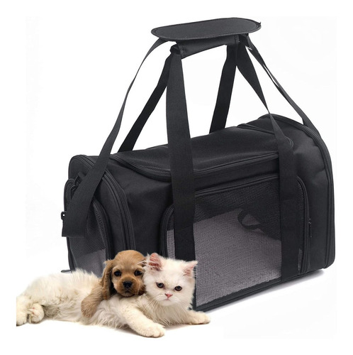 Bolsa Transportadora De Mascotas Para Perros Y Gatos, B...