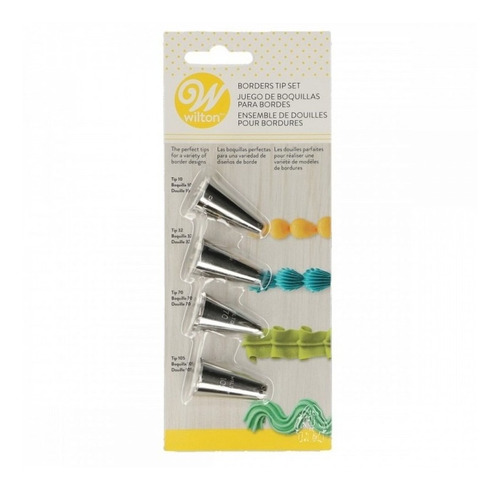 Juego De Duyas Para Rufles O Bordes Marca Wilton
