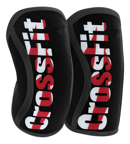 Joelheira Neoprene De 7mm Para Cross, Lpo, Treinos - Workout Cor Preto Tamanho Gg