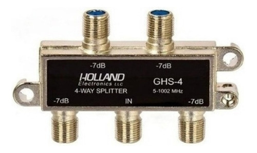 Divisor Splitter Net 1x3 1x4 Holland 5~1002 Mhz Antena Hdtv