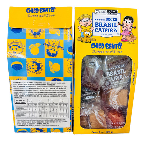 Caixa Sortida Chico Bento 295g