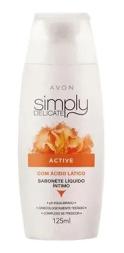 Imagem 1 de 1 de Sabonete Líquido Simply Delicate Active 125ml - Avon
