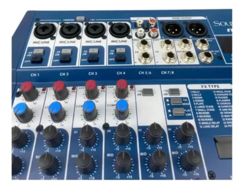 Kit Caixa Ativa Jbl Max 15 350w + Mesa De Som Soudcraft Mi-8
