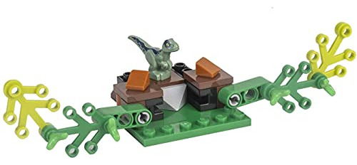 Lego Jurassic World: Bebé Raptor Escondido - Dinosaurio Dino