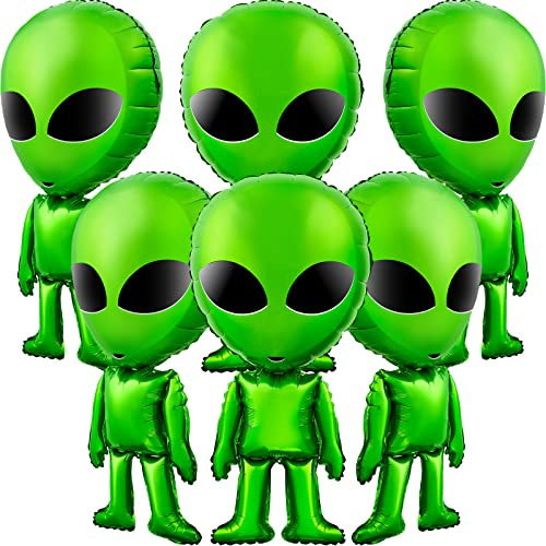 6 Piezas De Globos Grandes De Alien Verde, Suministros ...