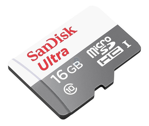 Memoria Micro Sd 16gb 80mb/s Clase 10 Hc Sandisk Ultra