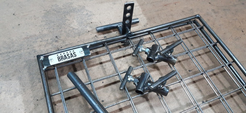 Imagen 6 de 10 de Parrilla Asador Portátil Estaca Pinche 35x50cm - Brasas®